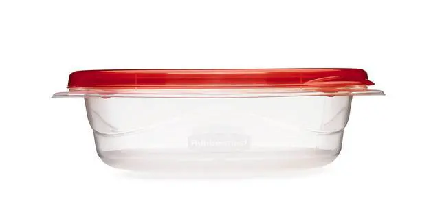 Alt view image 3 of 4 - TakeAlongs Square Food Storage Containers, 2.9 Cup, Tint Chili, 2 Count