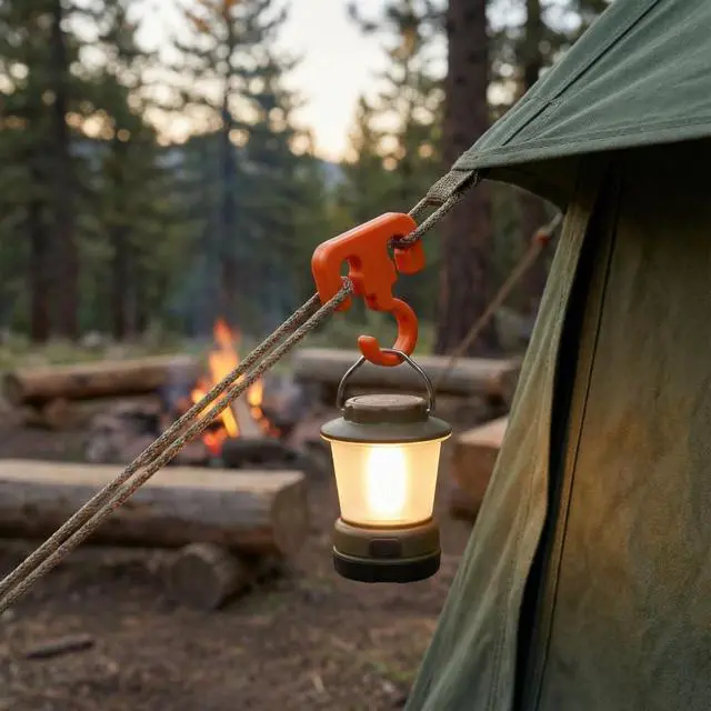 Alt view image 3 of 4 - 3DCamping Portable Multifunctional Camping Hooks, Pack of 4