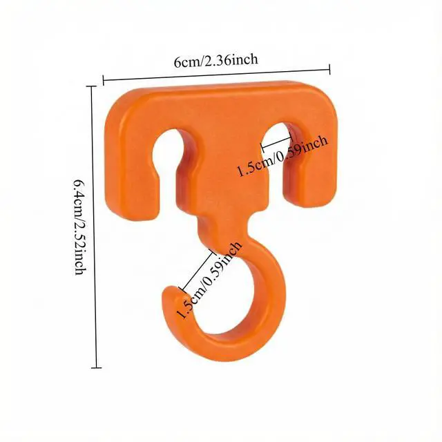 Alt view image 2 of 4 - 3DCamping Portable Multifunctional Camping Hooks, Pack of 4