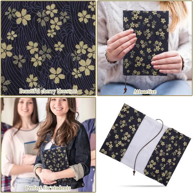 Alt view image 4 of 7 - Book Covers for Paperbacks,Book Cover Protector Adjustable Fabric Fit A5 Size 5.5x8.2 Inch Paperbacks for Hardcover Softcover Novels Protection