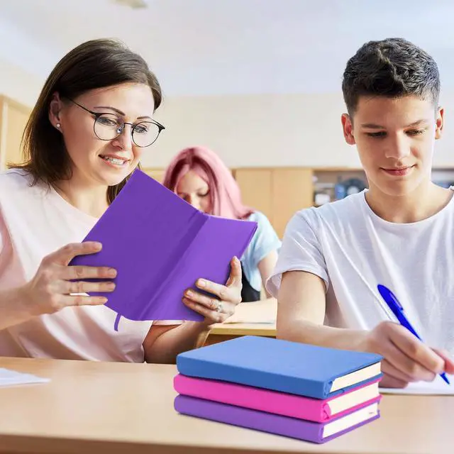 Alt view image 7 of 7 - Purple Fabric Book Cover Jumbo, 1 Pack, 9x11 Inch, Adjustable | for Hardcover, Up to 10"x12.5", Stretchable Decorative Cloth Book Sox for Book Lovers, School Book Sleeve Protector for Teens