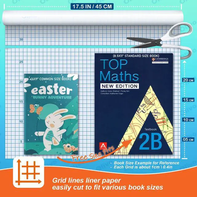 Alt view image 5 of 7 - Clear Glossy Contact Paper Roll, Peel Stick for Books Crafts, 10 ft | 17.5 in, Self Adhesive Book Cover Protector, Sticky Back Plastic Film, Low Tack Removable, Transparent