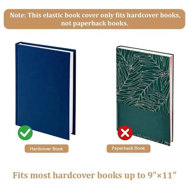 Alt view image 7 of 7 - Flower Stretchable Book Cover Leaf Floral Washable Reusable Large Nylon Cloth Polyester Book Protector Elastic Notebook Wraps Suitable for Most Books Planner Journaling