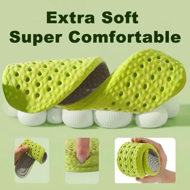Alt view image 3 of 7 - Shoe Insoles for Men Women, Memory Foam Insoles, Best Replacement Shoe Inserts, Providing Great Shock Absorption and Cushioning for Feet Relief, Prevent Foot Odor (Men 10-10.5 / Women 11-11.5)