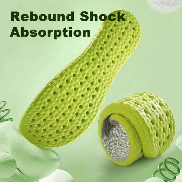 Alt view image 4 of 7 - Shoe Insoles for Men Women, Memory Foam Insoles, Best Replacement Shoe Inserts, Providing Great Shock Absorption and Cushioning for Feet Relief, Prevent Foot Odor (Men 10-10.5 / Women 11-11.5)