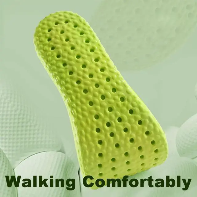 Alt view image 6 of 7 - Shoe Insoles for Men Women, Memory Foam Insoles, Best Replacement Shoe Inserts, Providing Great Shock Absorption and Cushioning for Feet Relief, Prevent Foot Odor (Men 10-10.5 / Women 11-11.5)