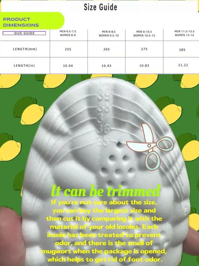 Alt view image 2 of 7 - Insoles for Women man,Cloud Soles for Men Women,4D Cloud Soles for Men,Anti Fatigue, Shock Absorption, Foot Pain Relief (Gray, S)