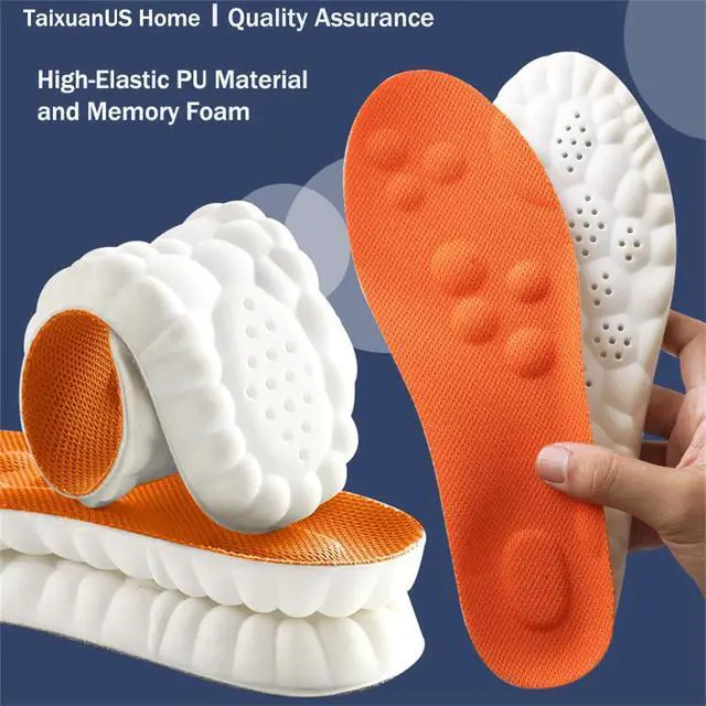 Alt view image 3 of 6 - Insoles for Men Women Cloud Feel Shoe Insoles with Arch Support (6.5-10) | Cloud-feel Insoles,Soft and Comfort,Anti-Fatigue,Shock Absorption,Relieve Foot Pain,Stepper Insoles,Plantar Fasciitis Relief
