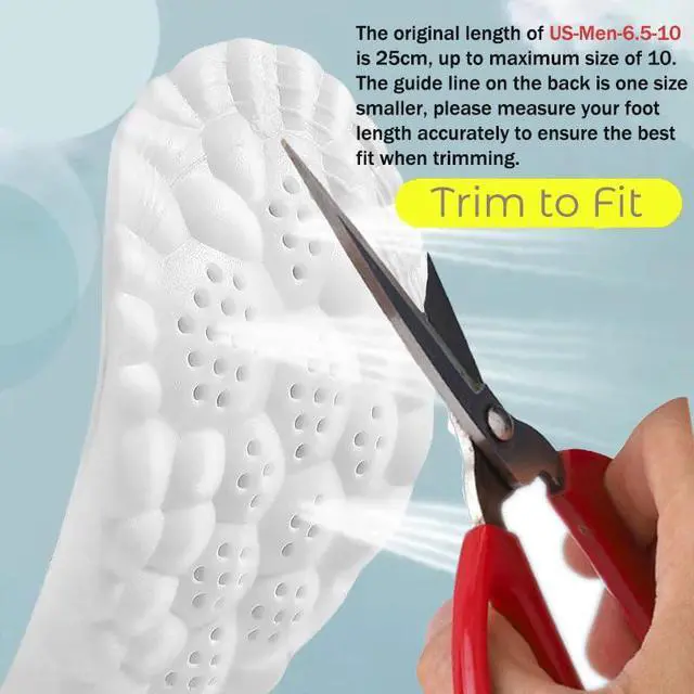 Alt view image 6 of 6 - Insoles for Men Women Cloud Feel Shoe Insoles with Arch Support (6.5-10) | Cloud-feel Insoles,Soft and Comfort,Anti-Fatigue,Shock Absorption,Relieve Foot Pain,Stepper Insoles,Plantar Fasciitis Relief