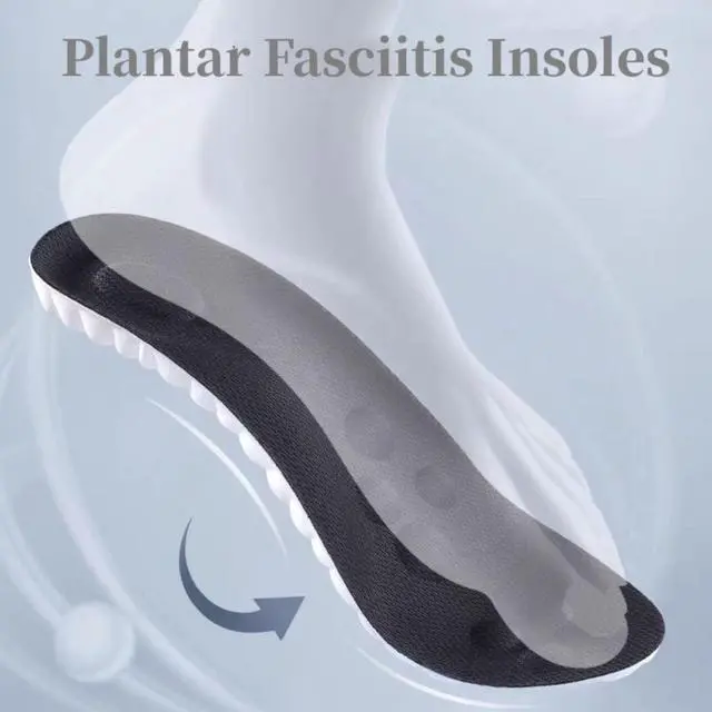 Alt view image 6 of 7 - Insoles Men, Shoe Inserts for Men, 4D Cloud Insoles for Men and Women, Steeper Insoles for Boots & Sneakers, Cuttable, Anti Fatigue, Shock Absorption, Foot Pain Relief (L: Men7-11)