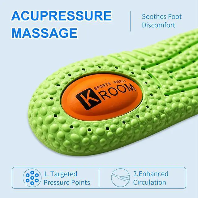 Alt view image 5 of 7 - 2026 New 4D Cloud Steppers Insoles for Men & Women,Breathable Massage Shoe Inserts,Memory Foam Cushioning Insoles,Shock Absorption & Foot Pain Relief for Plantar Fasciitis(M 10.5-11 / W 12-12.5 290mm)
