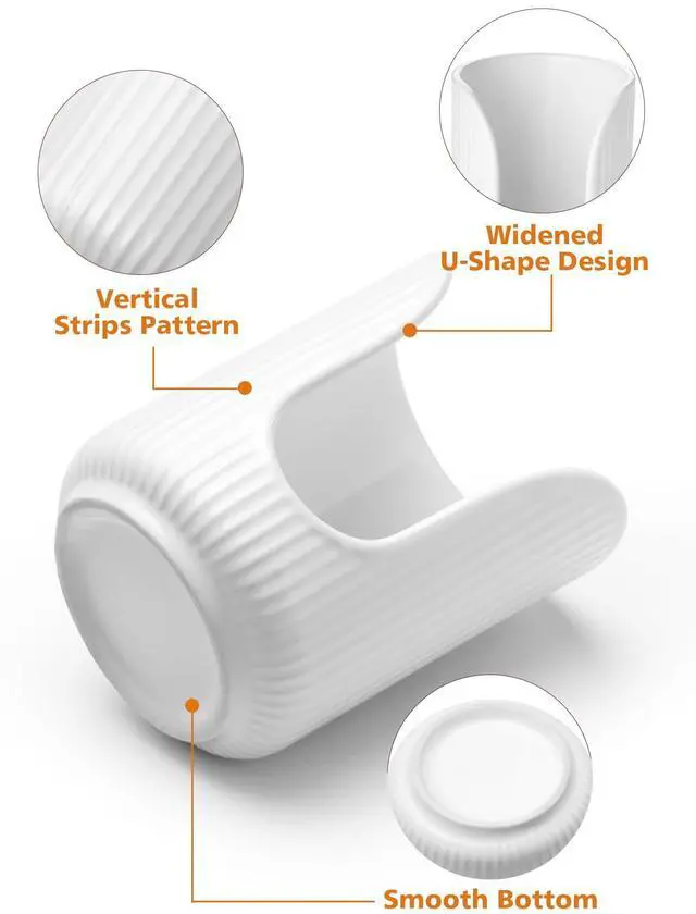 Alt view image 3 of 7 - Bathroom Cup Dispenser, 3oz-4oz Ceramic Paper Cup Holder, Small Countertop Mouthwash Dixie Cups Accessories, for Vanity Countertops, Bathroom, Kitchen, and Dining Room