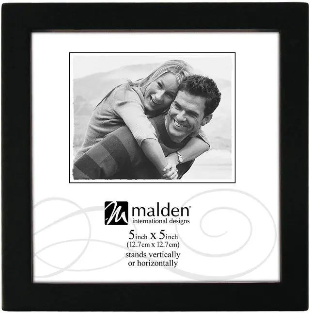 Main image of International Designs Black Concept Wood Picture Frame, 5x5, Black