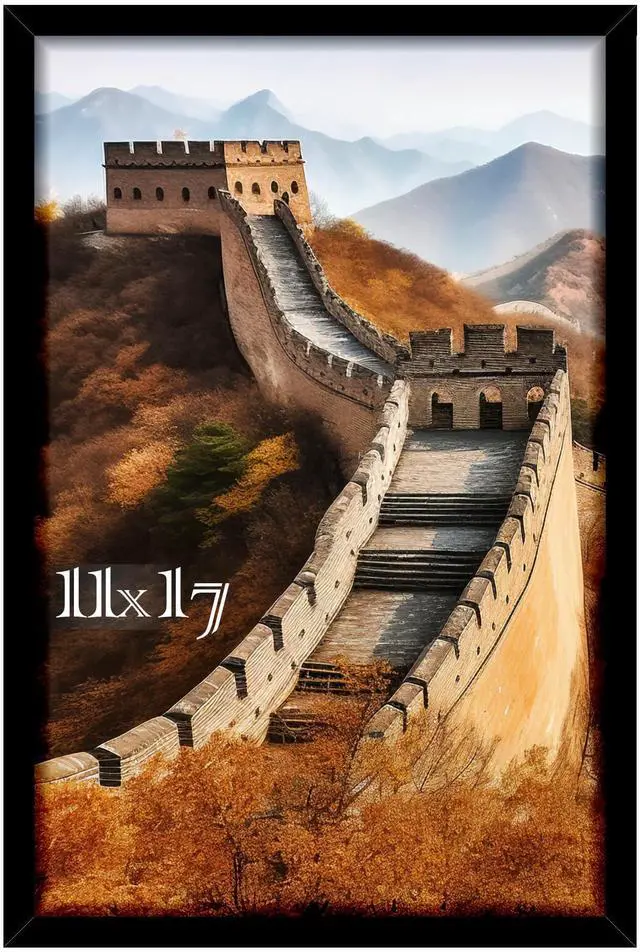 Main image of 11x17 Picture Frame, Photo Frame for Wall Mounting Display, Black | Fits 11x17 Posters and Art Prints, Clear Shatterproof Cover, Horizontal or Vertical Wall Mount, Gallery Wall, 1 Pack