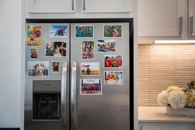 Alt view image 4 of 6 - Magnetic Pocket Picture Frame, White, Holds 4 x 6 Inches Photos, 10, Made in the USA Pack (14610)