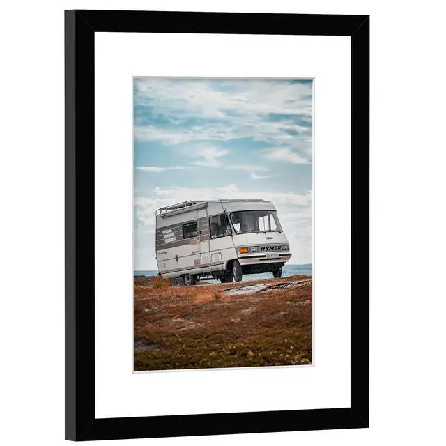 Alt view image 2 of 7 - 11x14 Picture Frame, Display Pictures 8 x 10 with Mat, Black | 11 x 14 Picture frame for Wall Mounting Display, Photo Frames, 1 Pack