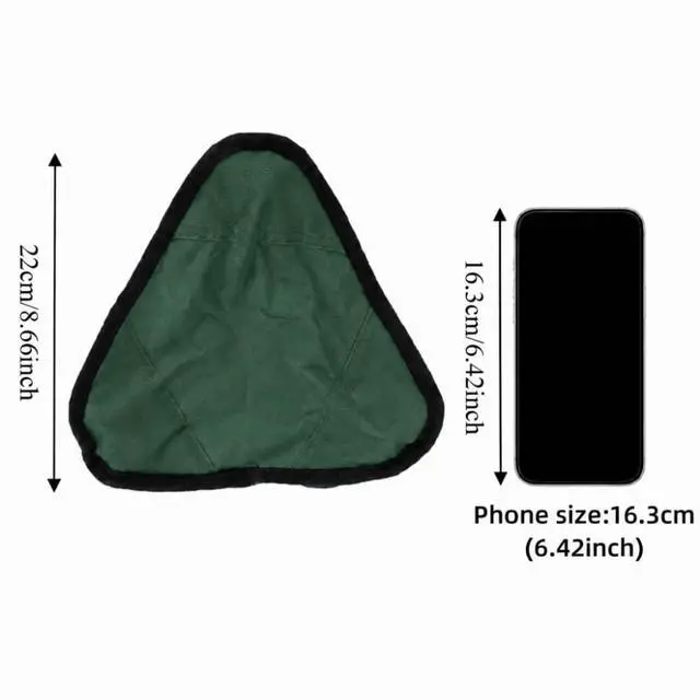 Alt view image 3 of 7 - Folding Camping Stool with Carry Strap - Portable Tripod Lightweight 3-Leg Collapsible Chair for Outdoor Hiking, Fishing, Picnic & Travel(Green)