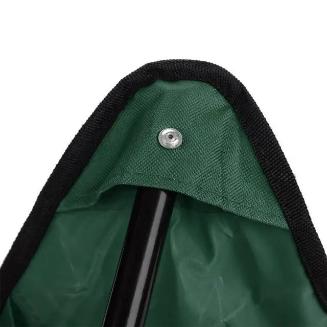 Alt view image 7 of 7 - Folding Camping Stool with Carry Strap - Portable Tripod Lightweight 3-Leg Collapsible Chair for Outdoor Hiking, Fishing, Picnic & Travel(Green)