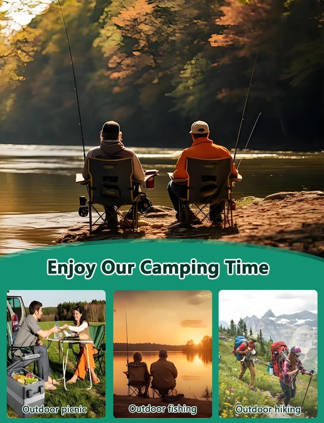 Alt view image 7 of 7 - Camping Folding Chair Replacement Carry Bag | Durable & Tear-Resistant, Storage Cover, Fits Coleman, Portable, Lawn and Most Folding Chairs, Chair Not Included