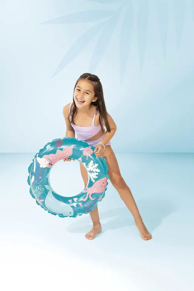 Alt view image 5 of 7 - 59242EP Transparent Rings Inflatable Pool Floats, Color May Vary