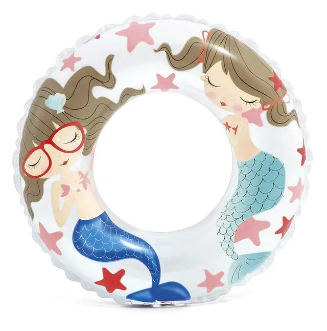 Alt view image 4 of 7 - 59242EP Transparent Rings Inflatable Pool Floats, Color May Vary