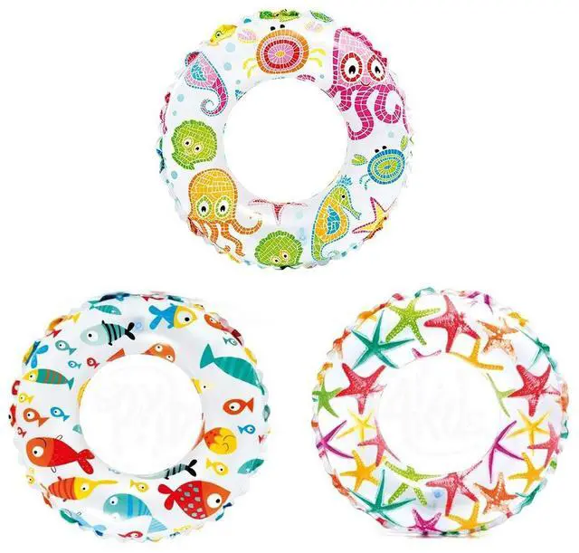Main image of Recreation 59230EP Lively Print Swim Ring 20", Assorted Designs, Multi