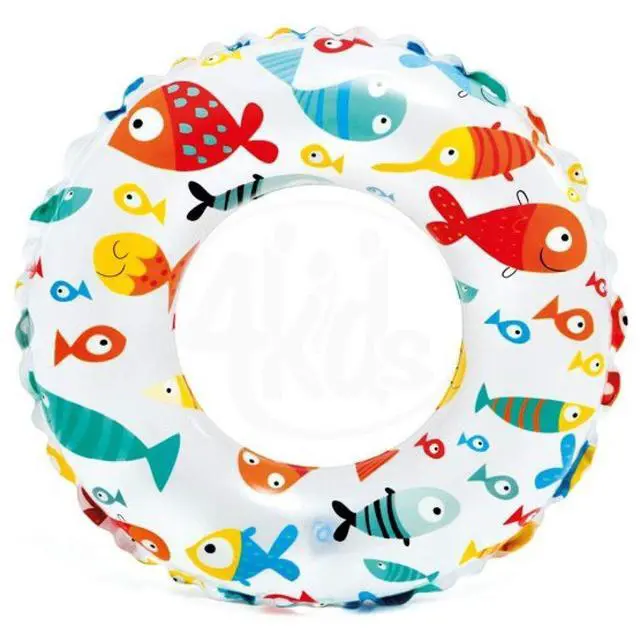 Alt view image 4 of 6 - Recreation 59230EP Lively Print Swim Ring 20", Assorted Designs, Multi