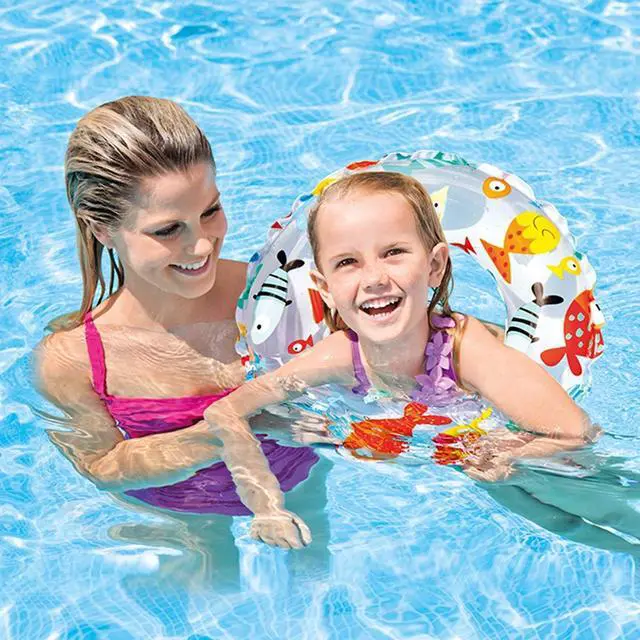 Alt view image 6 of 6 - Recreation 59230EP Lively Print Swim Ring 20", Assorted Designs, Multi