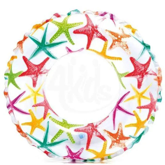 Alt view image 5 of 6 - Recreation 59230EP Lively Print Swim Ring 20", Assorted Designs, Multi