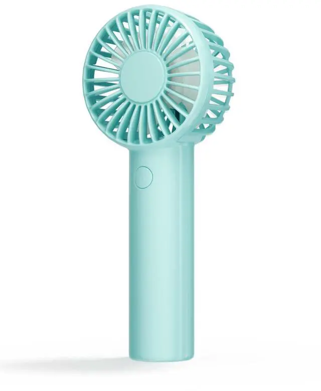 Main image of Mini Handheld Fan, Powerful 3 Speed Portable Personal Fan, Cute and Pocket Design, USB Rechargeable for Makeup/Lash/Travel/Outdoors, Summer Gift for Stylish Girls Women Kids-Blue