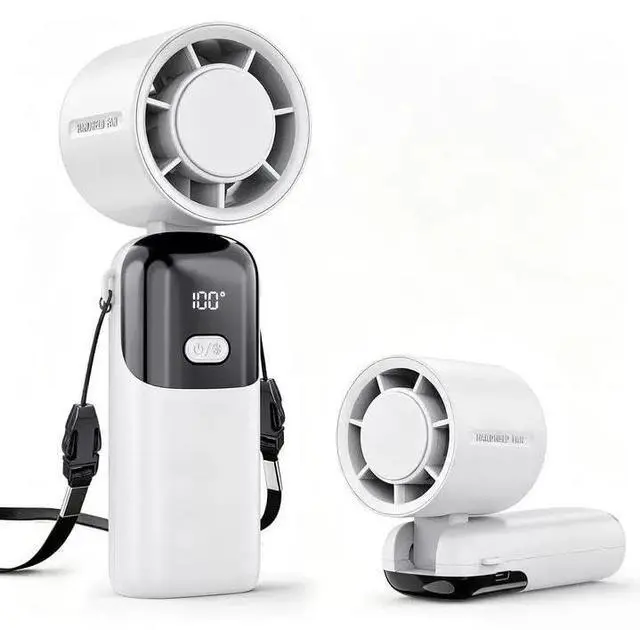 Main image of 5000mAh Portable Handheld Fan, USB-C Rechargeable Mini Fan with 100 Speeds | 5000mAh Portable Handheld Fan, USB-C Rechargeable Mini Fan with 100 Speeds