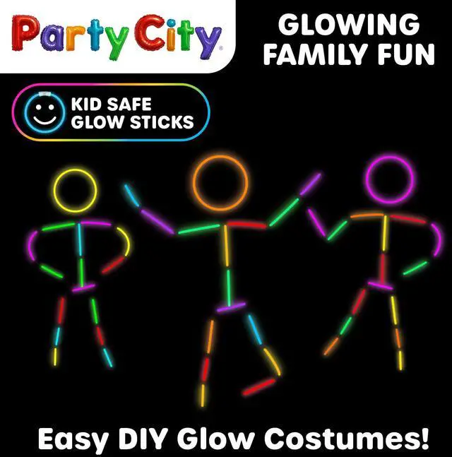 Alt view image 5 of 7 - 200 Glow Sticks Bulk Party Pack 8 Neon Glow in the Dark Party Supplies, Glowsticks with Connectors Bracelets & Necklaces, Light Up Favors for Kids, Adults, Birthdays, Parties, Decorations