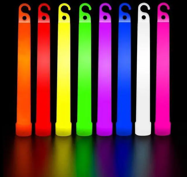 Main image of Glow Sticks Party Supplies for Kids and Adults (25pk Assorted) - 6 Inch Bulk Glow Light Up Sticks Party Favors, Glow in the Dark Party Decorations, Waterproof Nontoxic Glow Necklaces
