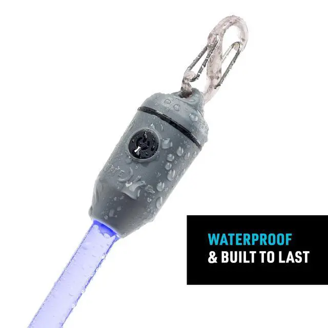 Alt view image 4 of 7 - Radiant Rechargeable LED Glow Stick - Disc-O Select - Color Changing Light for Nighttime Visibility & Outdoor Use - Chemical-Free, Waterproof & Rechargeable Glow Stick - Includes S-Biner