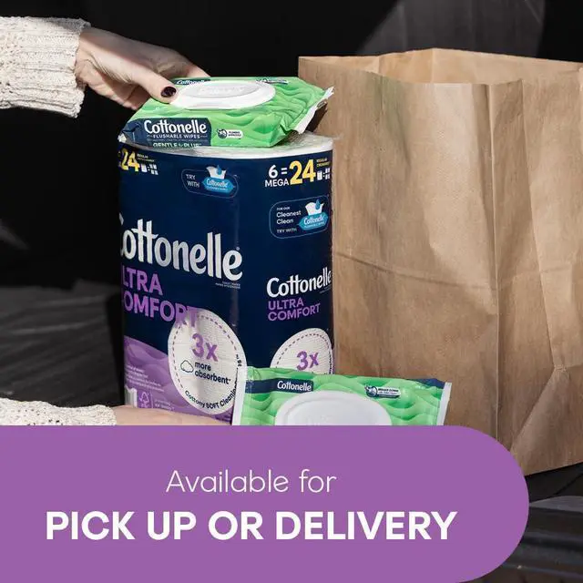 Alt view image 7 of 7 - Ultra Comfort Toilet Paper, 12 Mega Rolls (48 Regular Rolls), 244 Sheets per Roll
