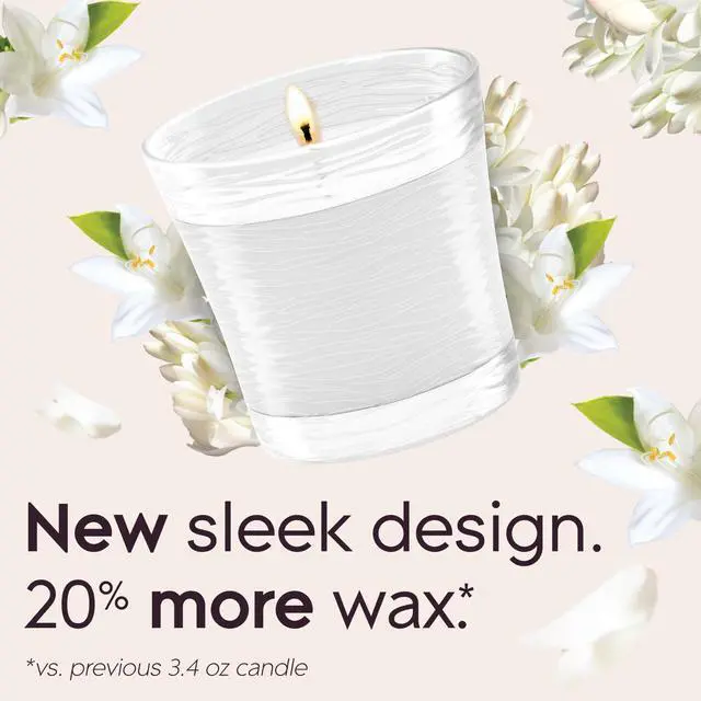 Alt view image 3 of 7 - 1-Wick Scented Candle Jar, Clean Linen, Air Freshener Infused with Essential Oils, 4.08 Oz, 2 Count