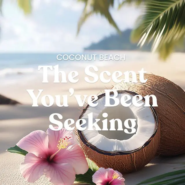 Alt view image 3 of 7 - Small Tumbler Scented Candle, Coconut Beach, 4.3 oz, Premium Plant Wax Blend, Up to 40 Hour Burn Time