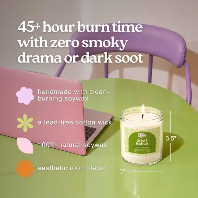 Alt view image 4 of 7 - 9oz Rich Girl Energy Soy Wax Candle - Cocoa Butter Vanilla | 9oz Handmade Soy Wax Candle - Cotton wick - 45+ hours Burn Time - Fragrance notes: Cocoa Butter, Vanilla Tonka, & Cedarwood