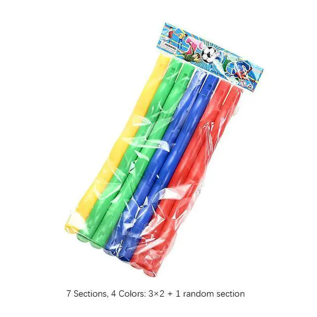 Alt view image 7 of 7 - Kids Exercise Hoop 70cm - 7-Section Detachable & Adjustable - Colorful Lightweight Fitness Toy for Ages 4-15