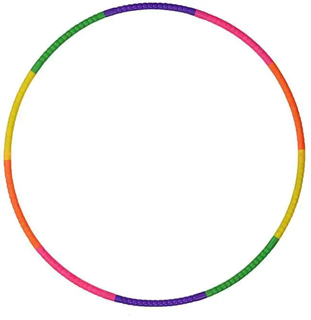 Main image of 10-Section Detachable Spin Hoop for Kids, 72cm Adjustable Fitness Hoop, 125g Lightweight Sport Hoop, Freely Weight Adjustable, Ideal Sports Gift for Boys Girls Aged 7-11