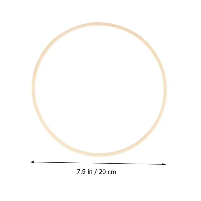 Alt view image 5 of 7 - Craft Rings 7.48 Inch Circle Decoration for Dream Catcher Hoops Macrame Ring Catcher Round for DIY Hanging Crafts Wreaths Party Holiday Decor