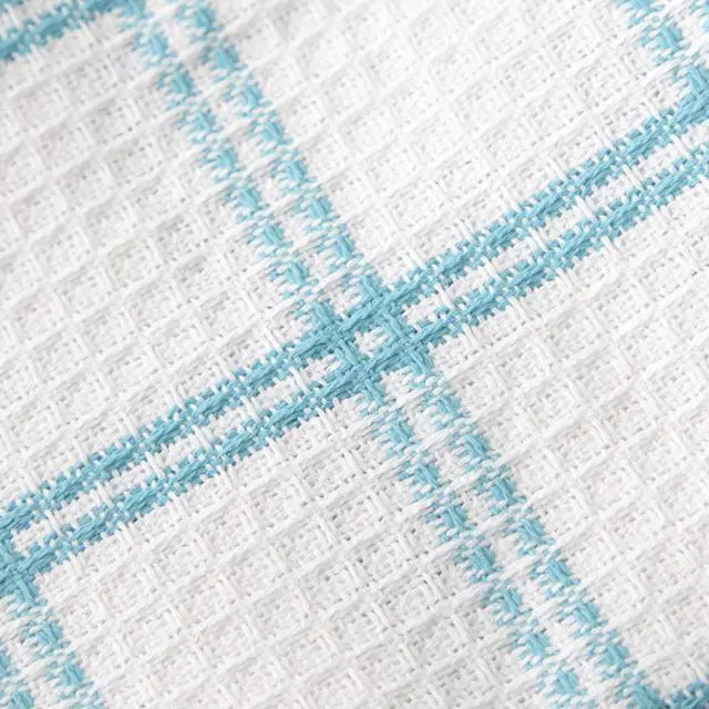 Alt view image 3 of 6 - Premium Waffle Dish Cloths: Highly Absorbent, Super Soft Long Lasting - 100% Cotton, 12"x13" Towel for Cleaning & Drying, (4-Pack), Breeze