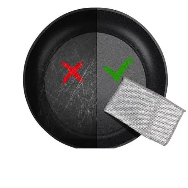 Alt view image 2 of 5 - Dishcloth for Kitchen Cleaning, Reusable Absorbent Cleaning Cloth for Dishes, Countertops, Glassware, Cookware and Household Cleaning.(Pack of -1)