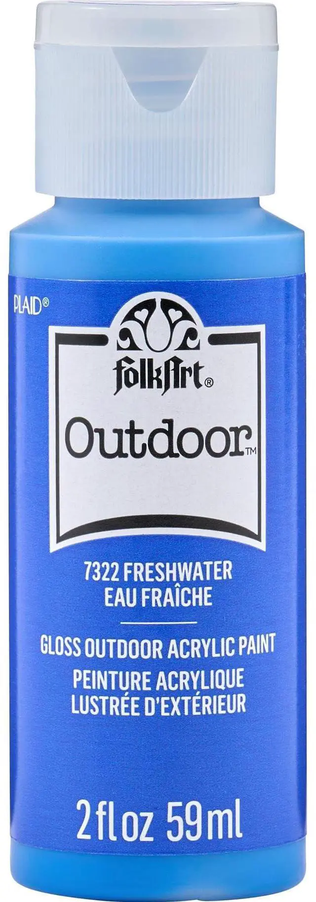 Main image of Outdoor Acrylic Craft Paint, Gloss Finish, Freshwater, 2 fl oz