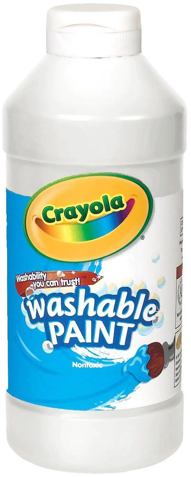 Main image of Washable Kids Paint, White, 16oz