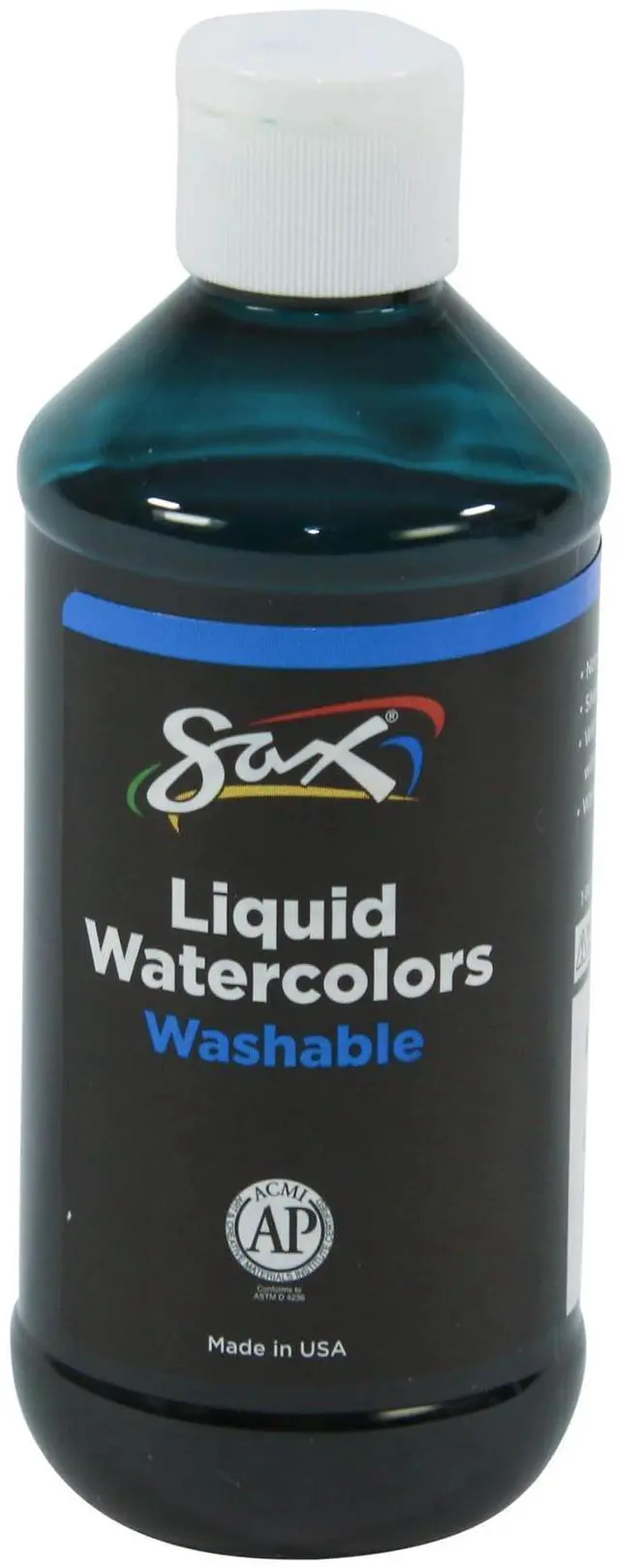 Main image of Liquid Washable Watercolor Paint, 8 Ounces, Blue-Green