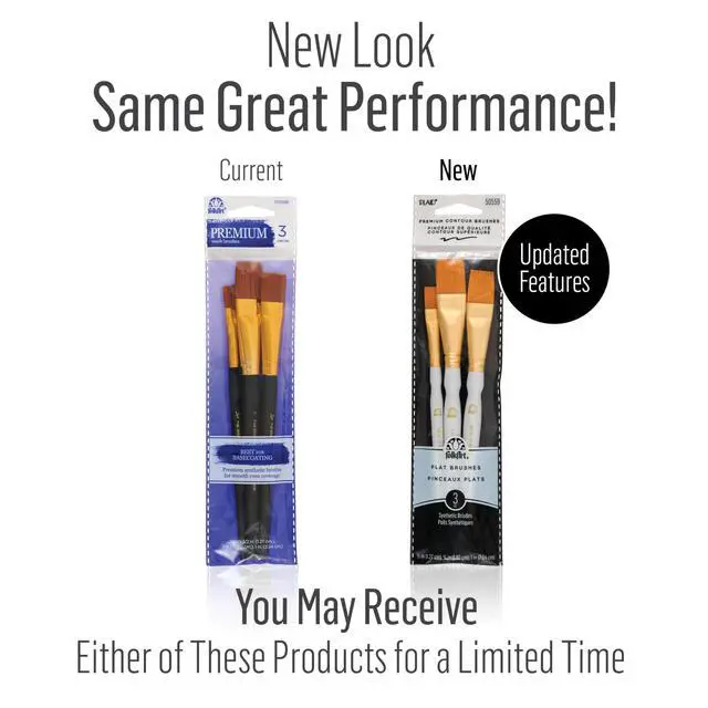 Alt view image 2 of 7 - Plaid Nylon Brush Set, 50559 Brown (3-Piece)