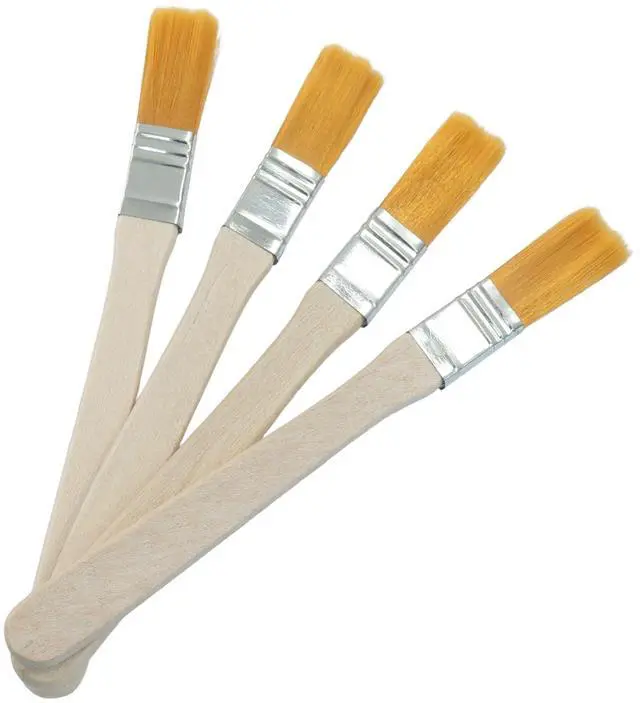 Main image of 0.5 Inch Paint Brush, 12Pcs | Soft Bristle, Nylon Bristle, For Walls/Touch Up/Cabinets/Fences