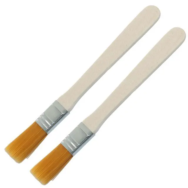 Alt view image 2 of 5 - 0.5 Inch Paint Brush, 12Pcs | Soft Bristle, Nylon Bristle, For Walls/Touch Up/Cabinets/Fences