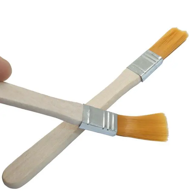 Alt view image 3 of 5 - 0.5 Inch Paint Brush, 12Pcs | Soft Bristle, Nylon Bristle, For Walls/Touch Up/Cabinets/Fences